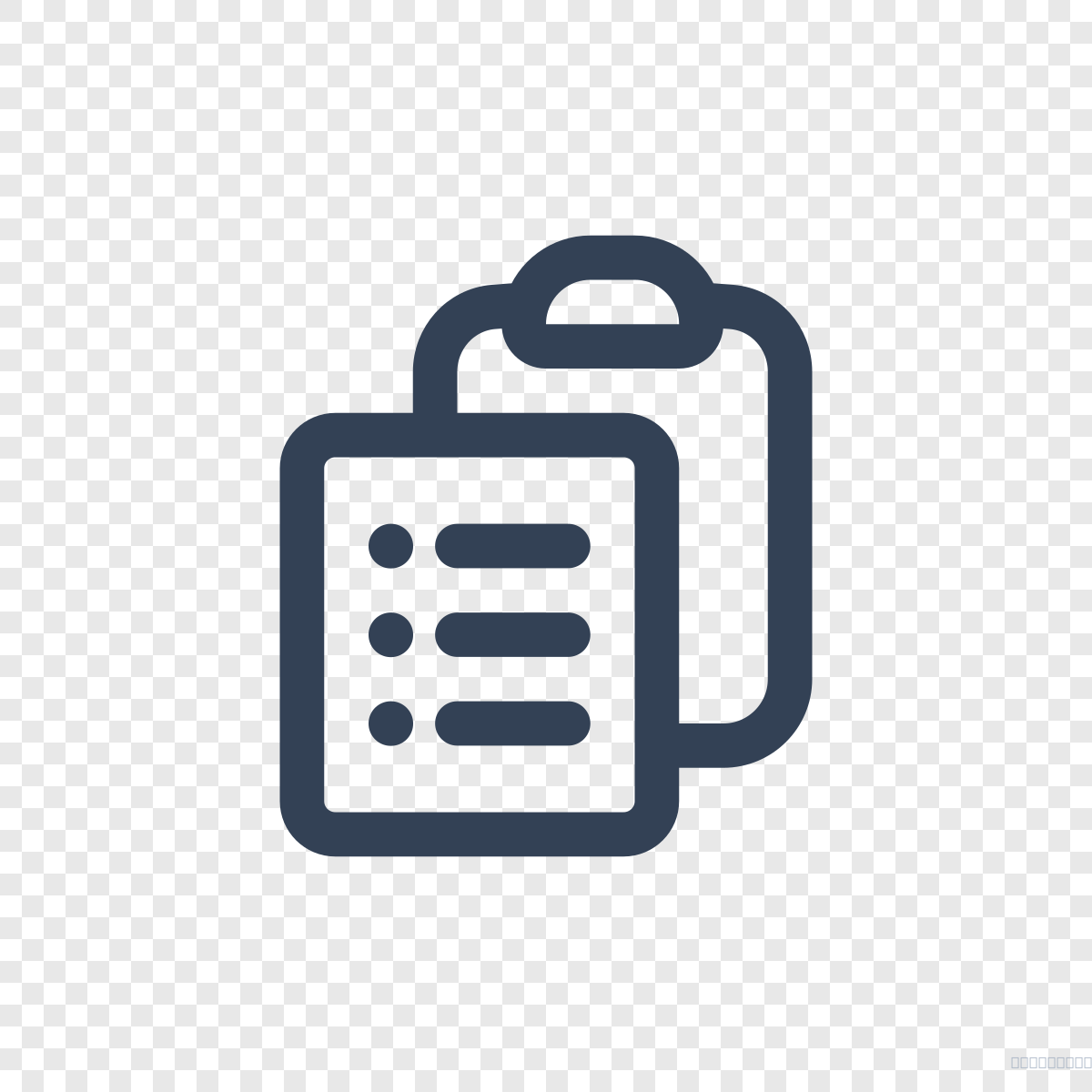 Clipboard Document List - Icône Heroicons gratuite SVG, PNG, React - icofly