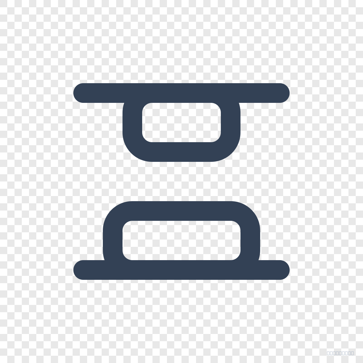 Align Vertical Space Between - Icône Lucide gratuite SVG, PNG, React ...