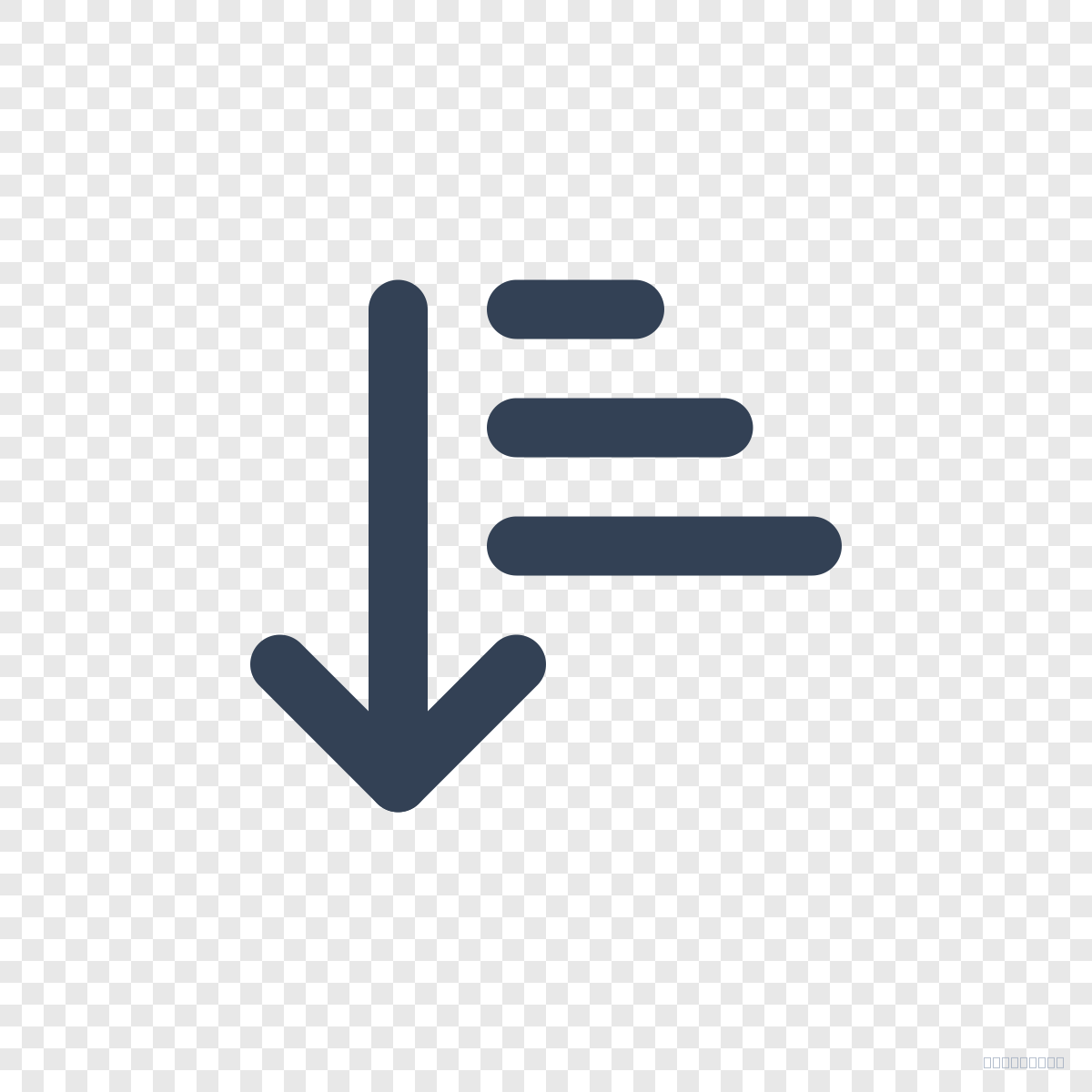 Arrow Down Narrow Wide - Free Lucide Icon SVG, PNG, React - icofly