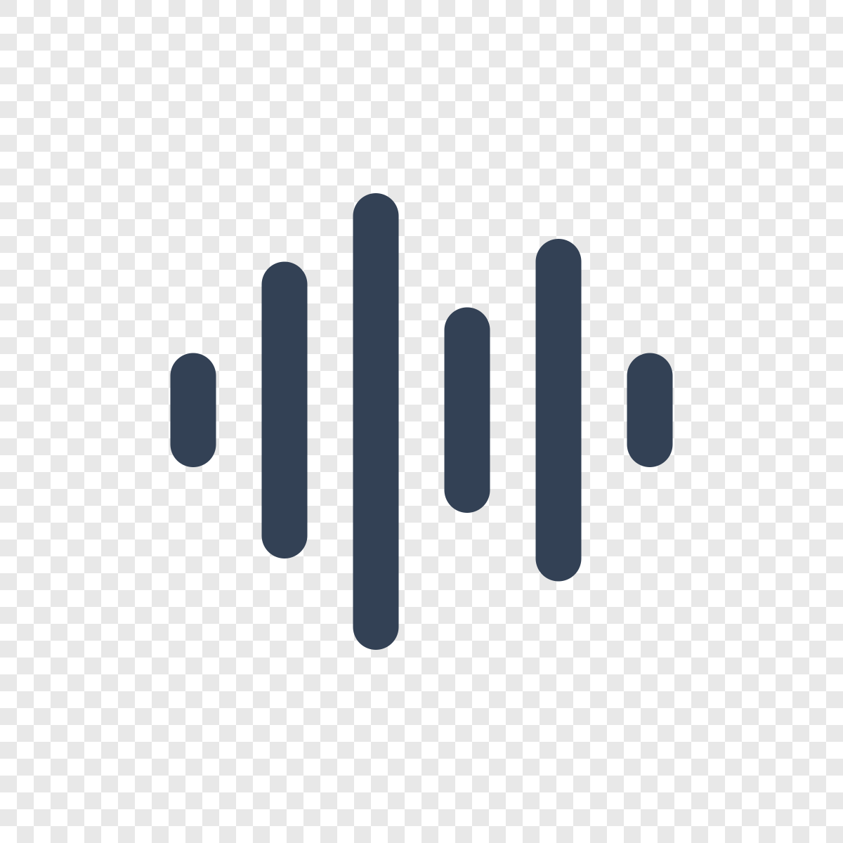 Audio Lines - Icône Lucide gratuite SVG, PNG, React - icofly
