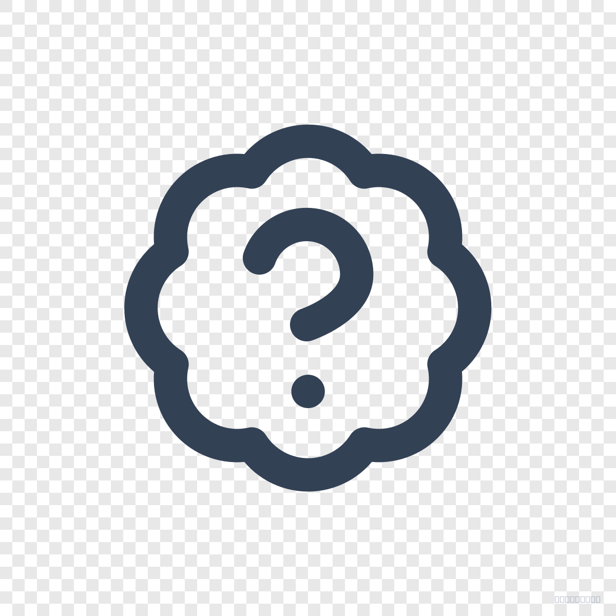 Badge Question Mark - Icône Lucide gratuite SVG, PNG, React - icofly