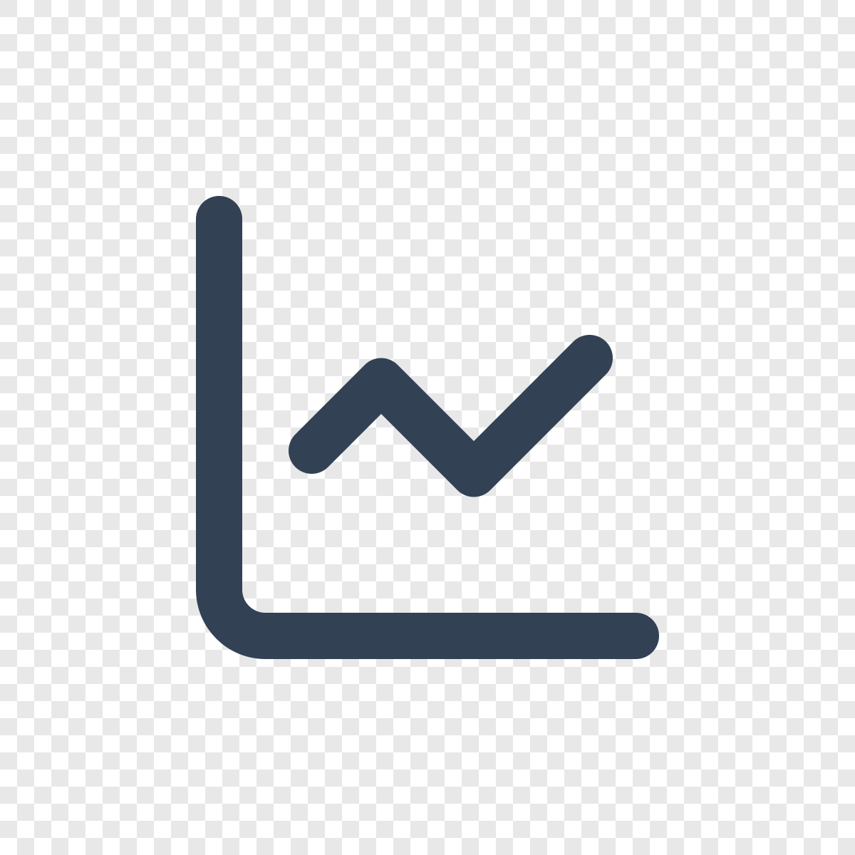Chart Line - Icône Lucide gratuite SVG, PNG, React - icofly