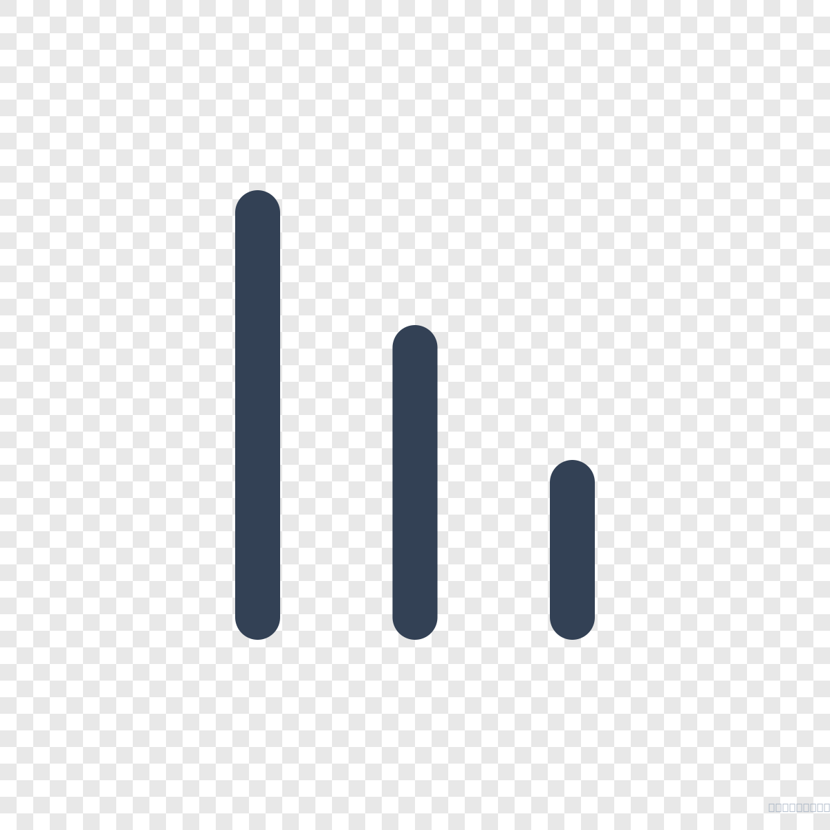 Chart No Axes Column Decreasing - Icône Lucide gratuite SVG, PNG, React ...