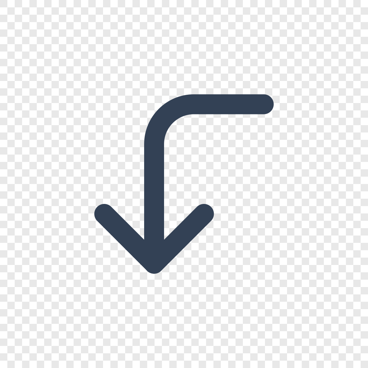 Corner Left Down - Icône Lucide gratuite SVG, PNG, React - icofly