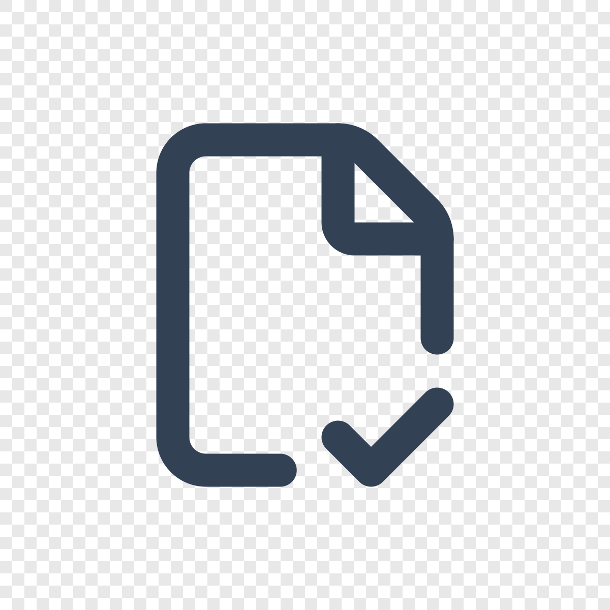 File Check Corner - Icône Lucide gratuite SVG, PNG, React - icofly