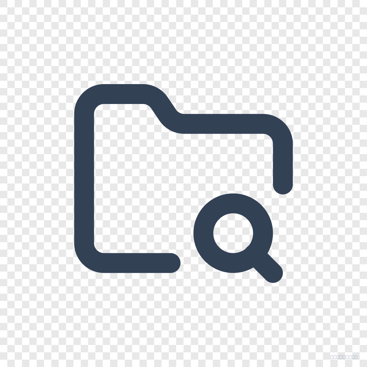 Folder Search - Icône Lucide gratuite SVG, PNG, React - icofly