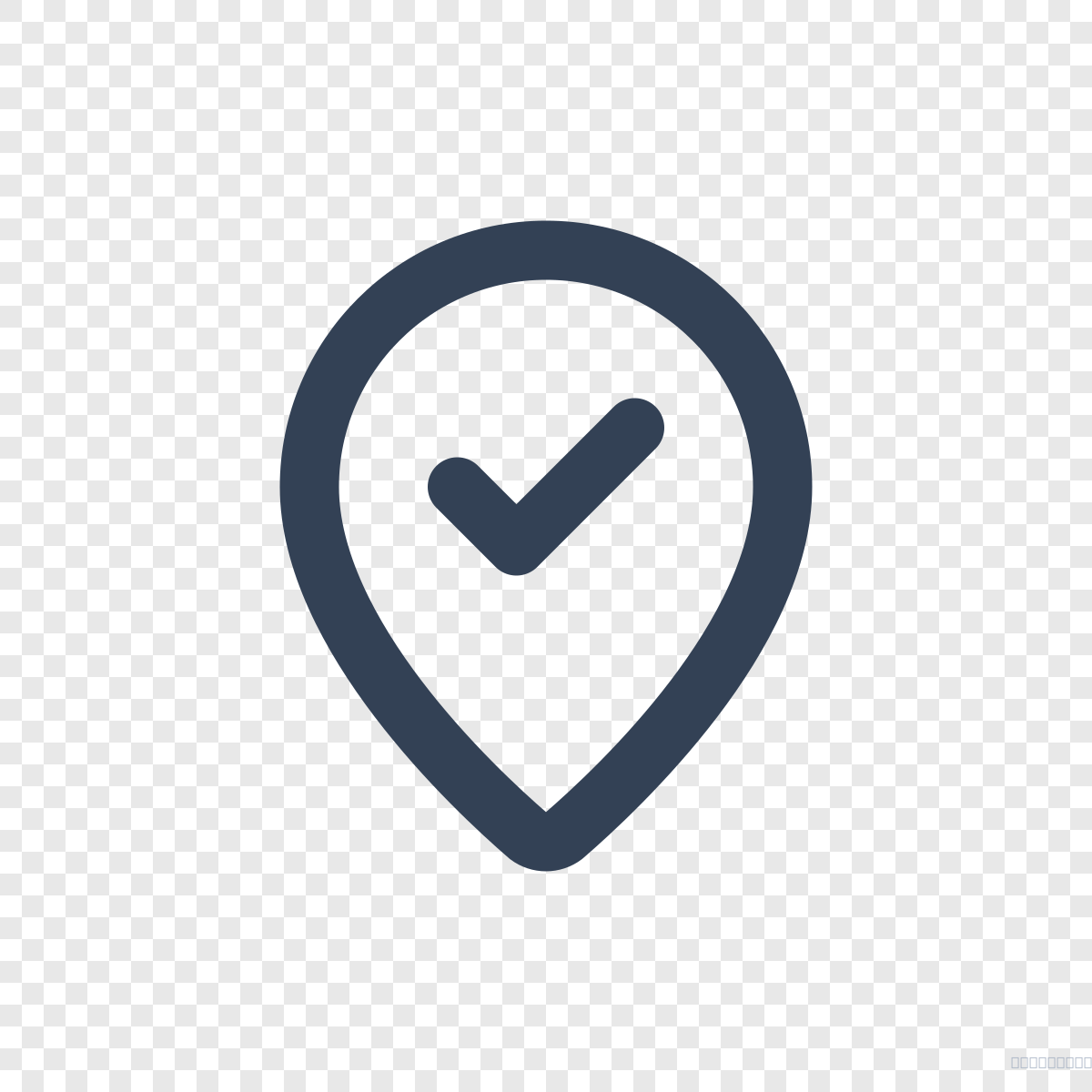 Map Pin Check Inside - Icône Lucide gratuite SVG, PNG, React - icofly