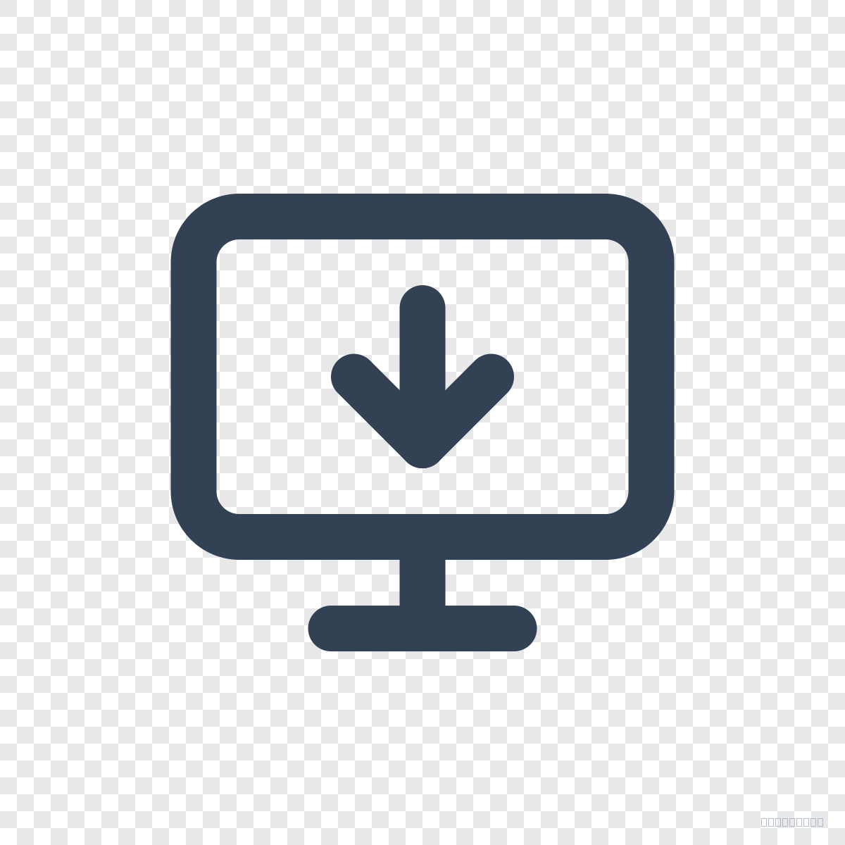 Monitor Down - Icône Lucide gratuite SVG, PNG, React - icofly