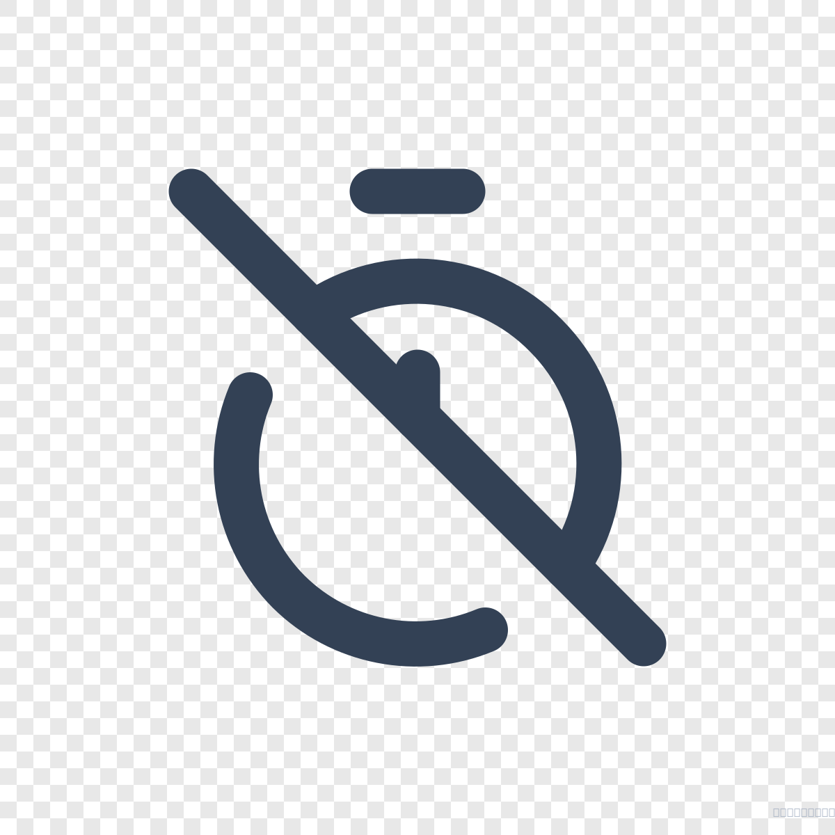 Timer Off - Free Lucide Icon SVG, PNG, React - icofly