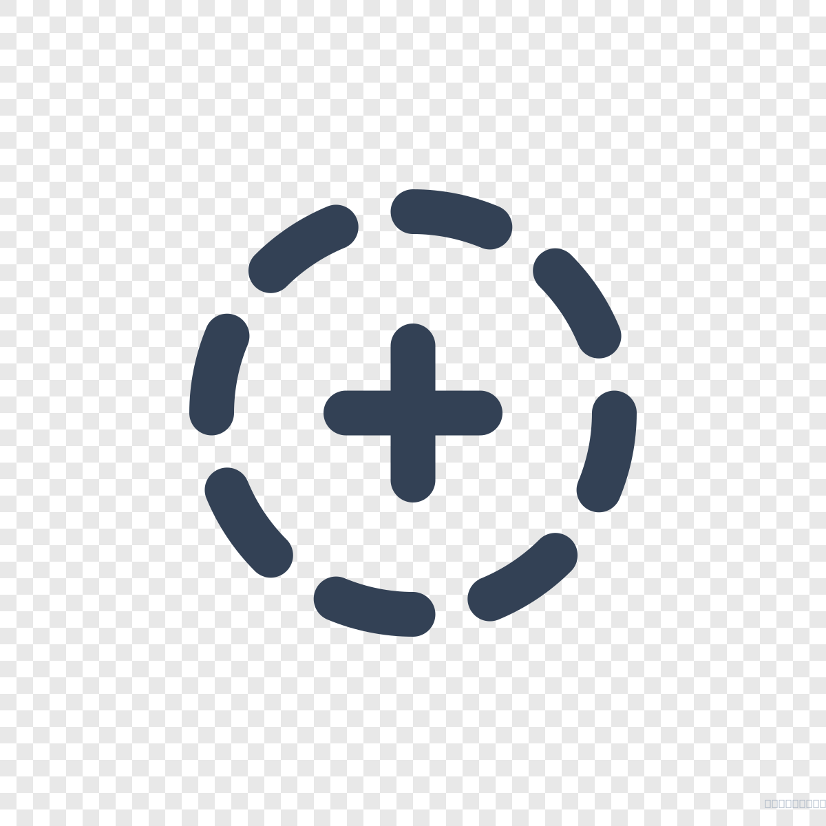 Circle Dashed Plus - Free Tabler Icon SVG, PNG, React - icofly