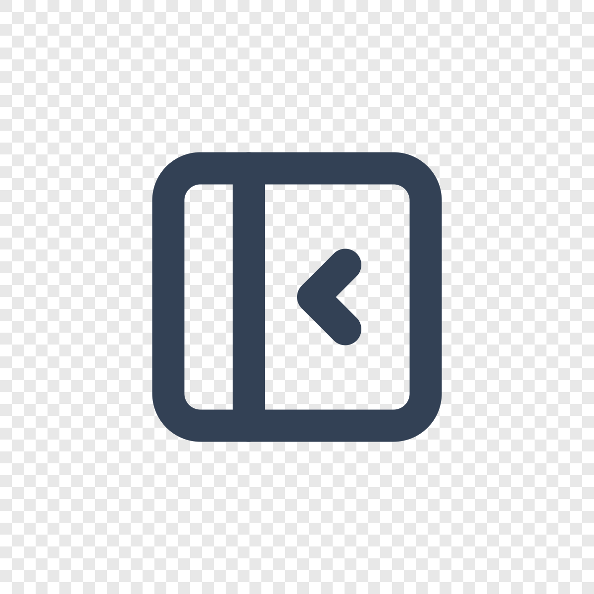 Layout Sidebar Left Collapse - Icône Tabler gratuite SVG, PNG, React ...
