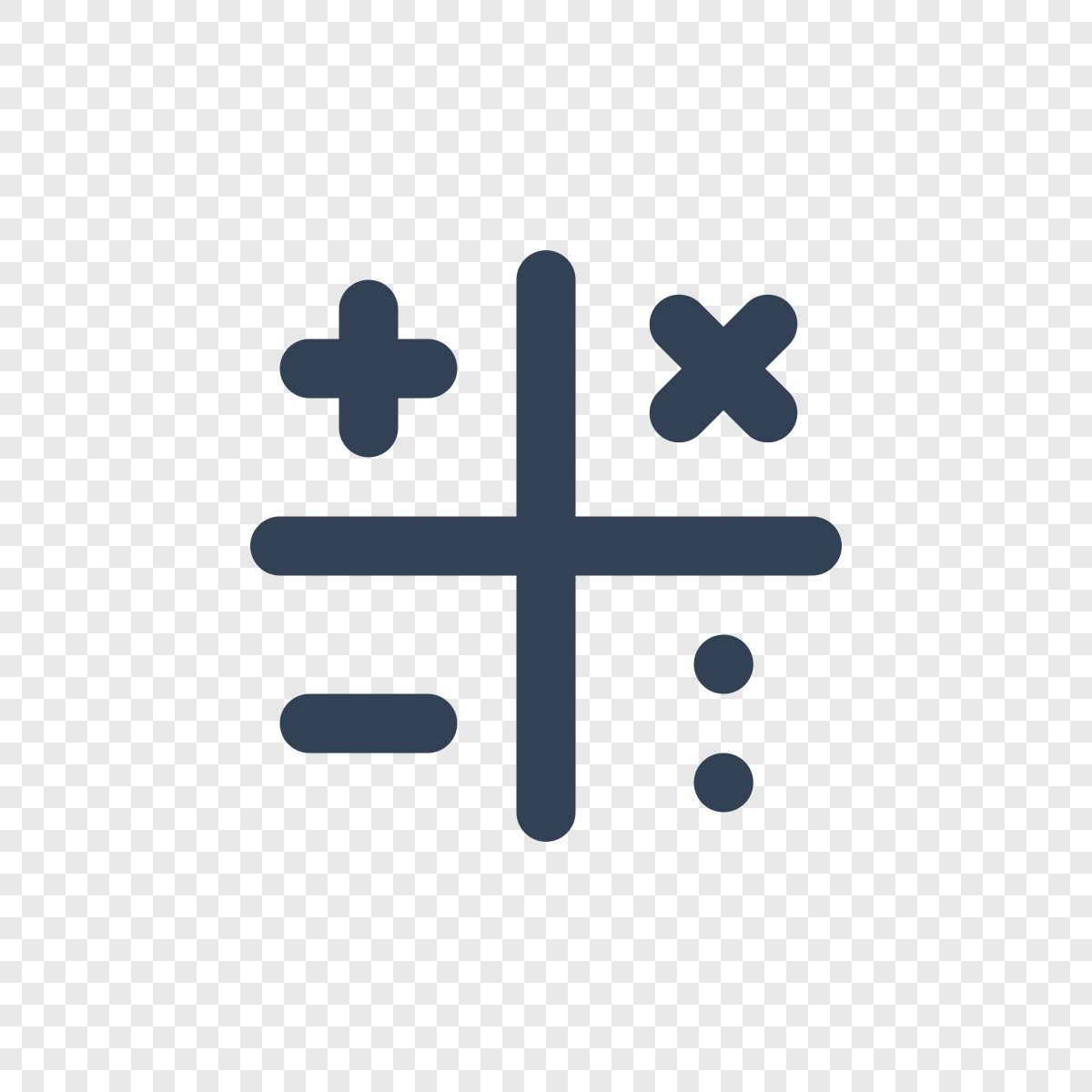 Math Symbols - Free Tabler Icon SVG, PNG, React - icofly