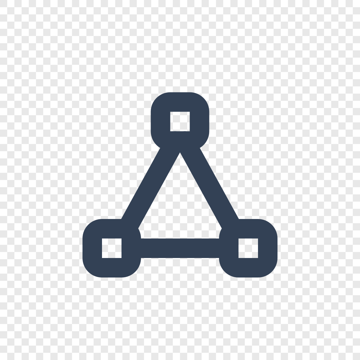 Vector Triangle - Free Tabler Icon SVG, PNG, React - icofly